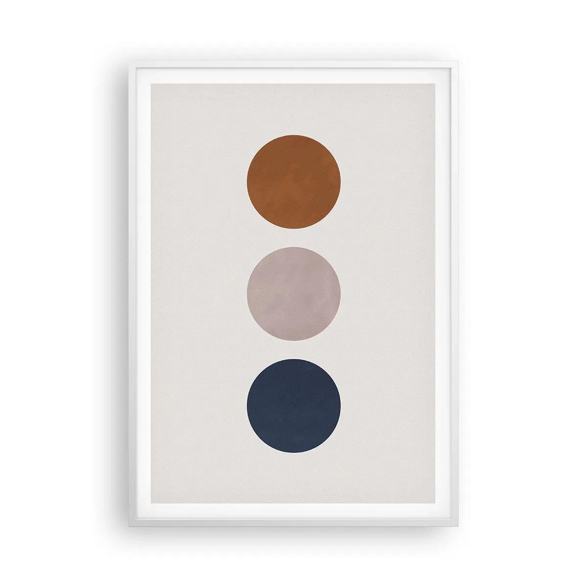 Plakat i hvid ramme - Et symbol på perfektion - 70x100 cm