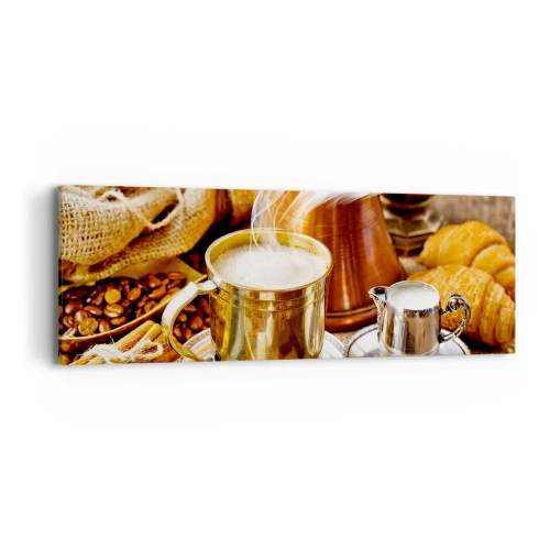 Lærredstryk - Billede på lærred - Hav en dejlig dag! - 90x30 cm