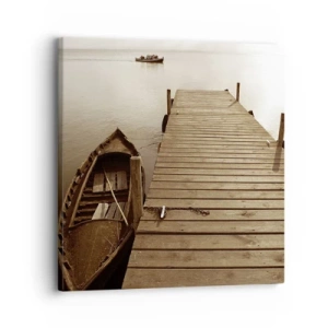 Lærredstryk - Billede på lærred - Stor fred - 30x30 cm