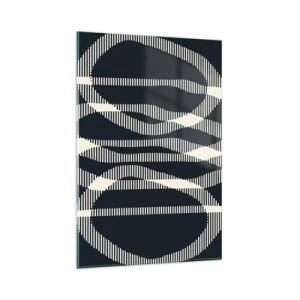 Billede på glas - Forsøg på at bryde igennem mørket - 80x120 cm