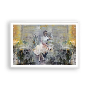 Plakat i hvid ramme - Klassisk og moderne - 91x61 cm