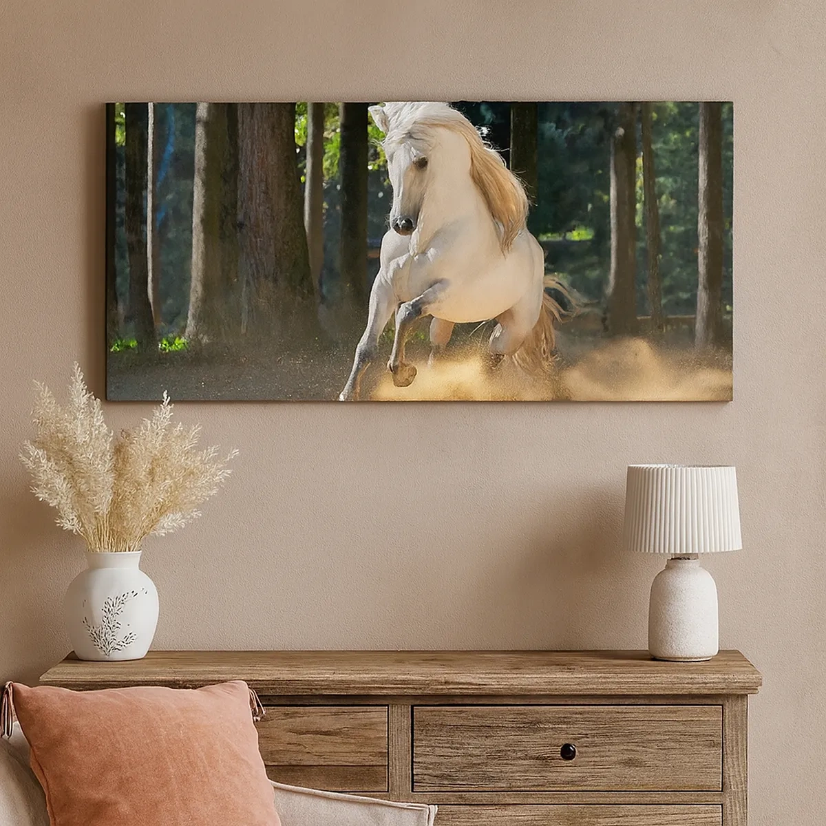 Lærredstryk - Billede på lærred - Som fra en fantasy-roman - 30x30 cm