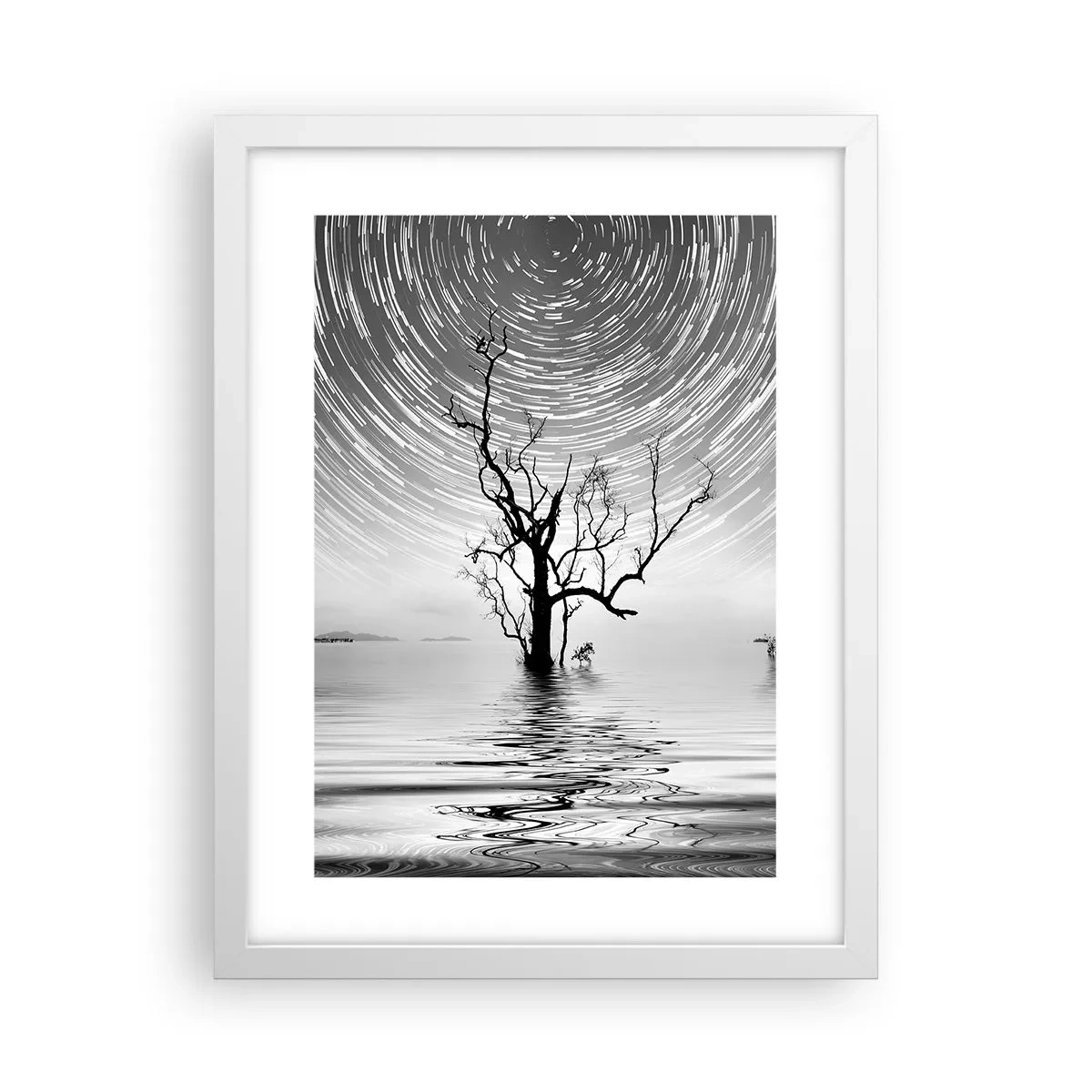 Plakat i hvid ramme - En natursymfoni - 30x40 cm