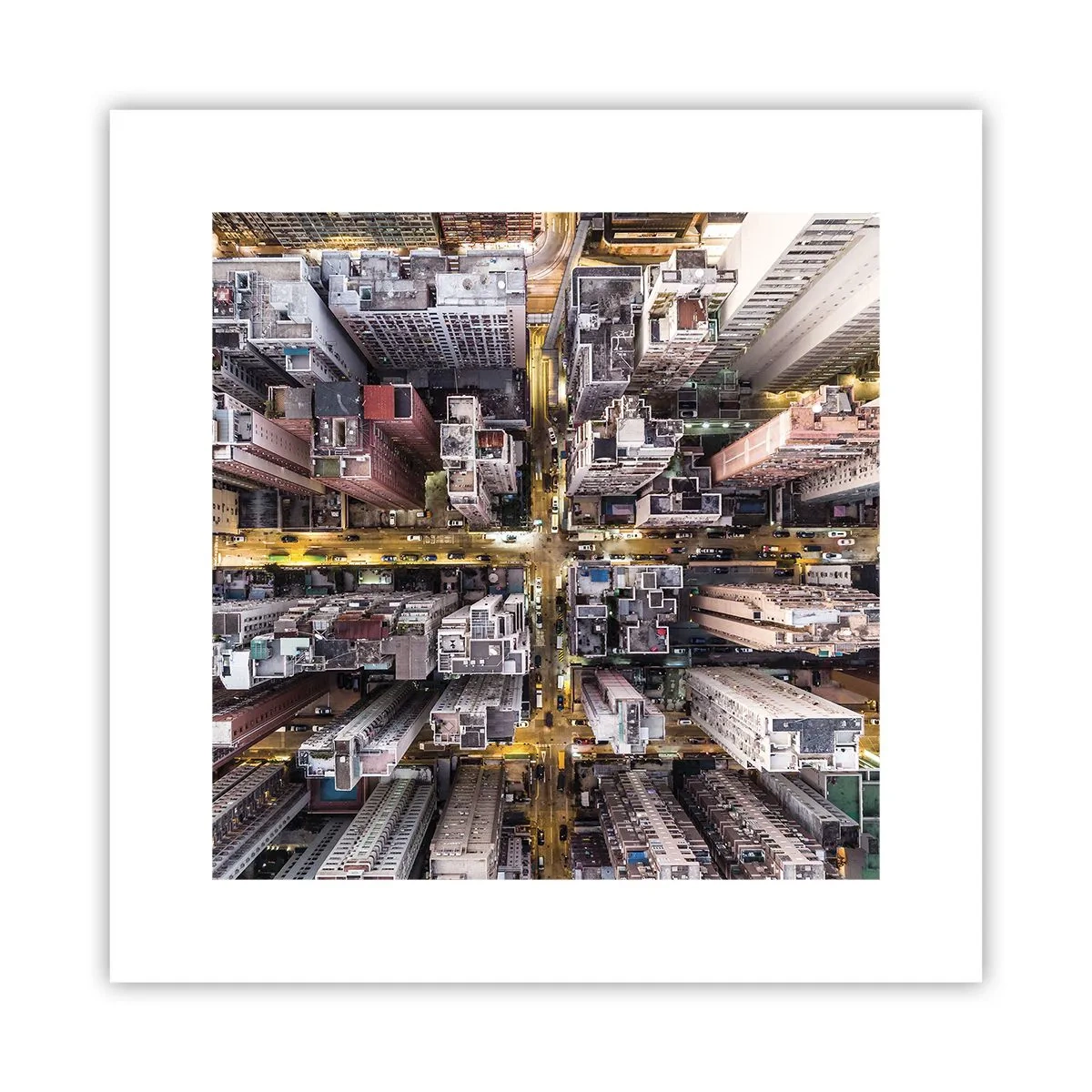 Plakat - Hilsner fra Hong Kong - 30x30 cm