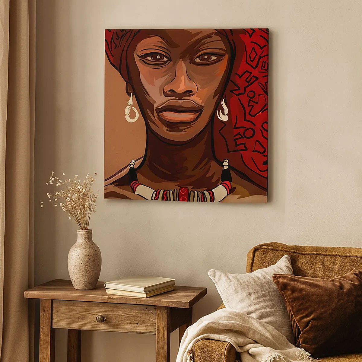 Lærredstryk - Billede på lærred - Ibenholt Venus - 30x30 cm