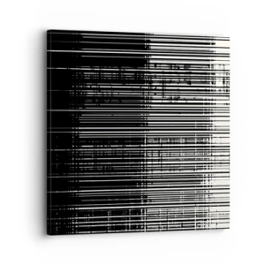 Lærredstryk - Billede på lærred - Bølger og vibrationer - 30x30 cm