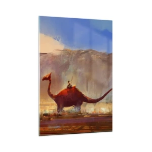 Billede på glas - Hvis de ikke var uddøde - 80x120 cm