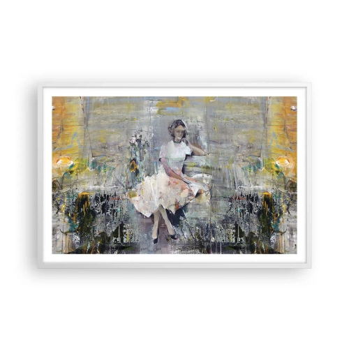 Plakat i hvid ramme - Klassisk og moderne - 91x61 cm