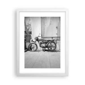 Plakat i hvid ramme - Klassikere frem for alt - 30x40 cm