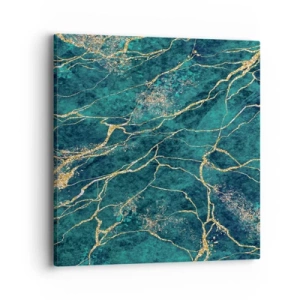 Lærredstryk - Billede på lærred - Guldåre - 40x40 cm