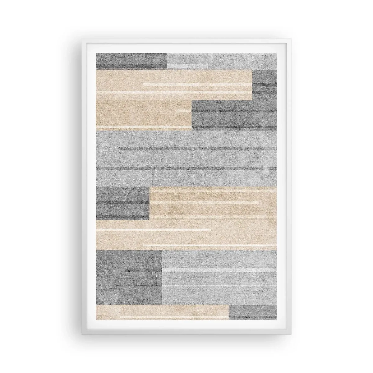 Plakat i hvid ramme - Komposition: hold den lodret - 70x100 cm