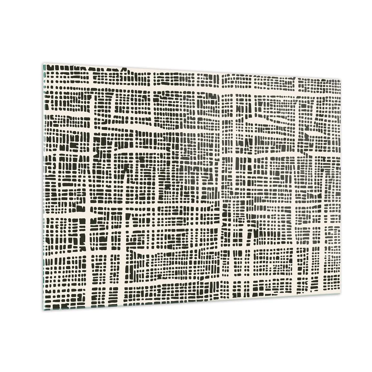 Billede på glas - En sammensætning vævet - 100x70 cm