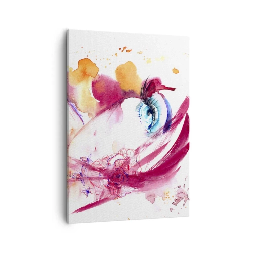 Lærredstryk - Billede på lærred - I nærheden af hinanden blomstrer verden - 50x70 cm