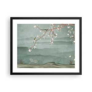 Plakat i sort ramme - Forår, ah, det er dig - 50x40 cm