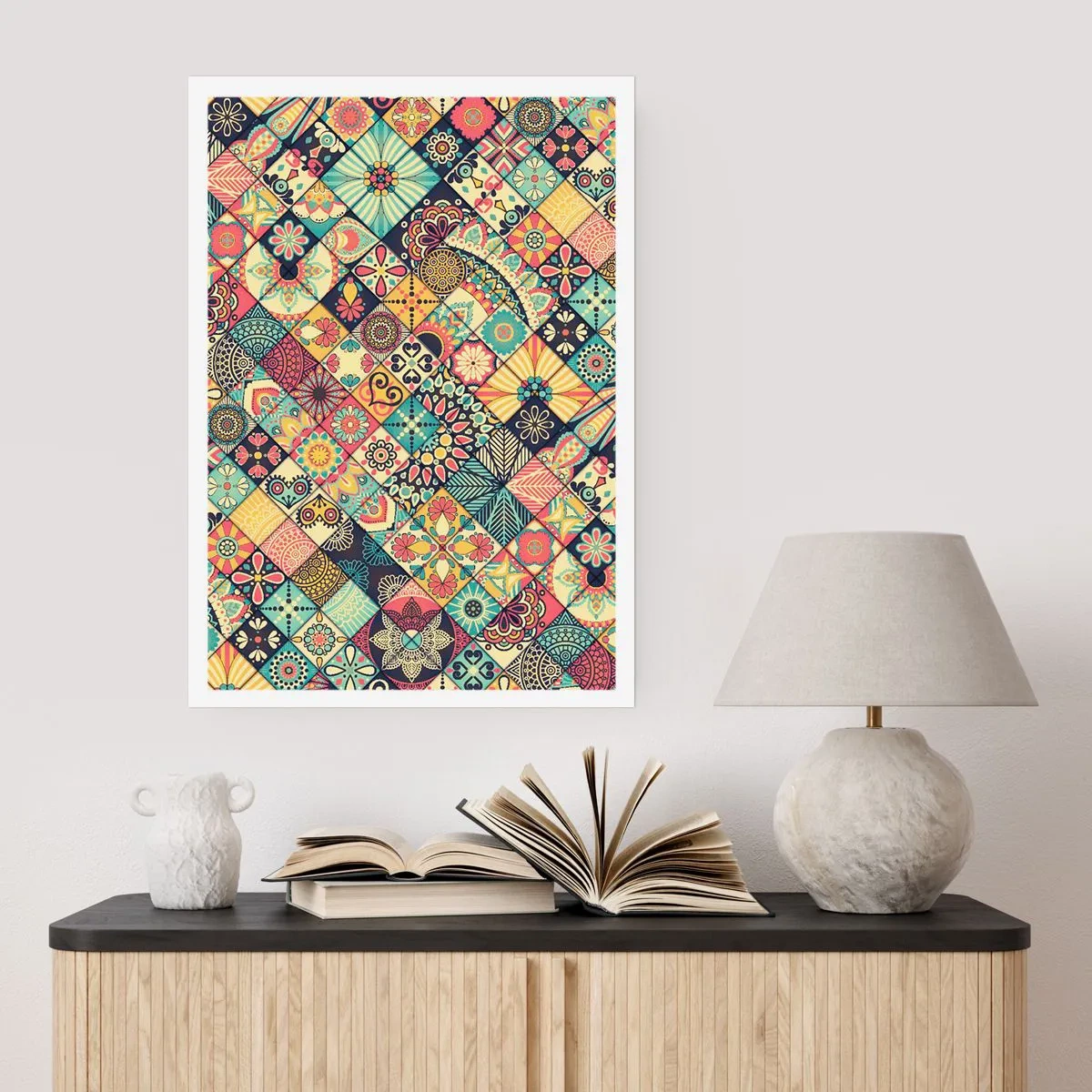 Plakat - Marokkansk stemning - 30x40 cm