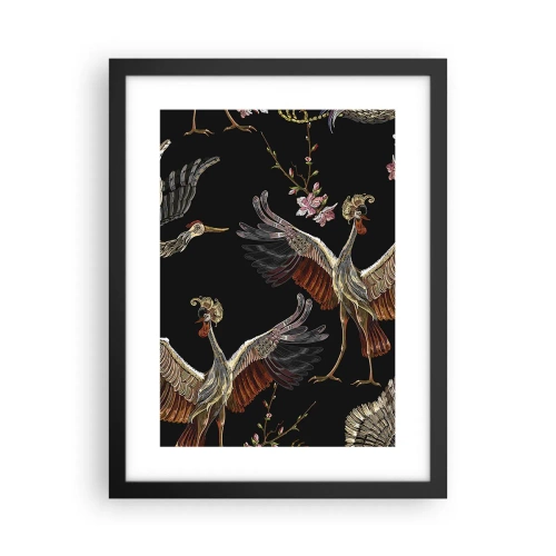 Plakat i sort ramme - Eventyrlig fugl - 30x40 cm