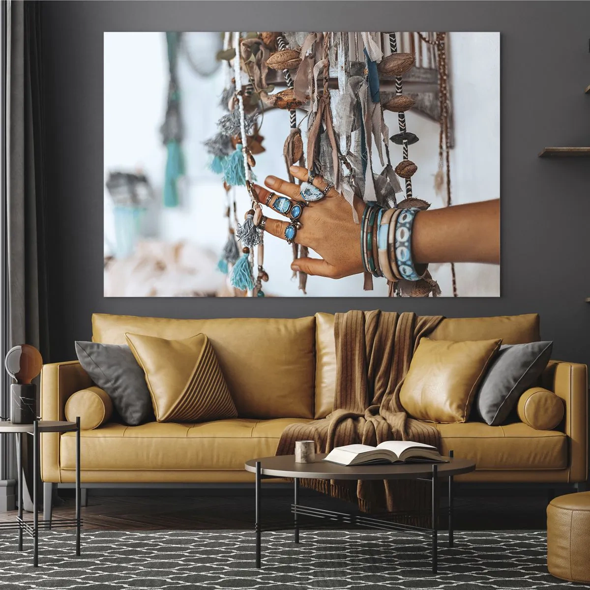 Billede på glas - Lokale skatte - 120x80 cm