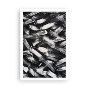 Plakat - Abstraktion i den industrielle ånd - 61x91 cm