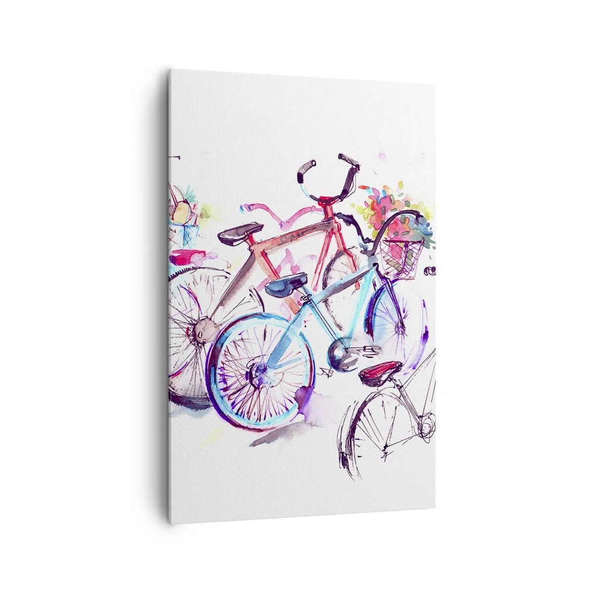 Lærredstryk - Billede på lærred - Antimoto klubmøde - 80x120 cm
