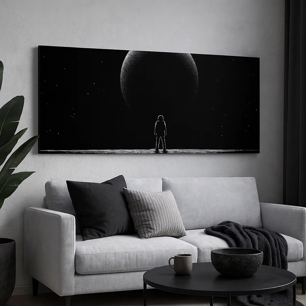 Lærredstryk - Billede på lærred - Ansigt til ansigt - 30x30 cm