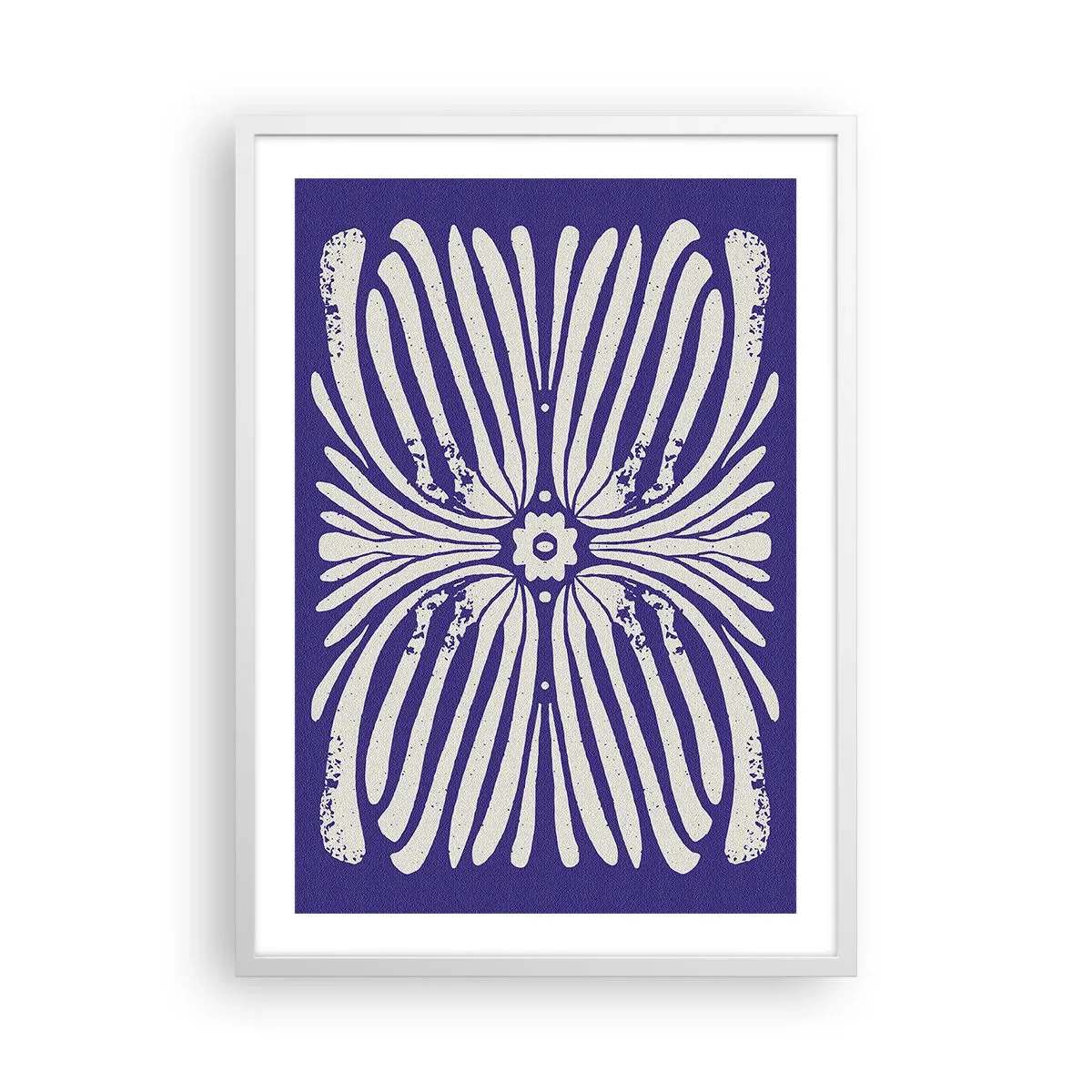 Plakat i hvid ramme - Etniske inspirationer - 50x70 cm