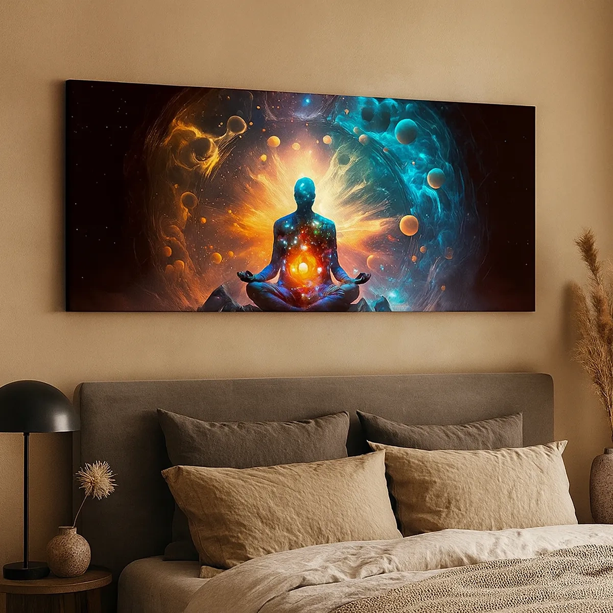 Lærredstryk - Billede på lærred - Kosmisk ro - 30x30 cm