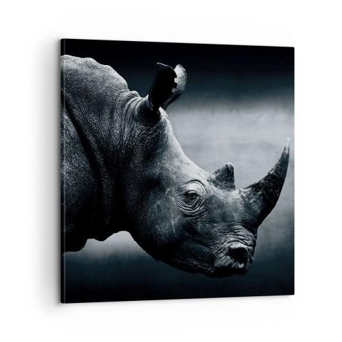 Lærredstryk - Billede på lærred - Højre profil - 60x60 cm