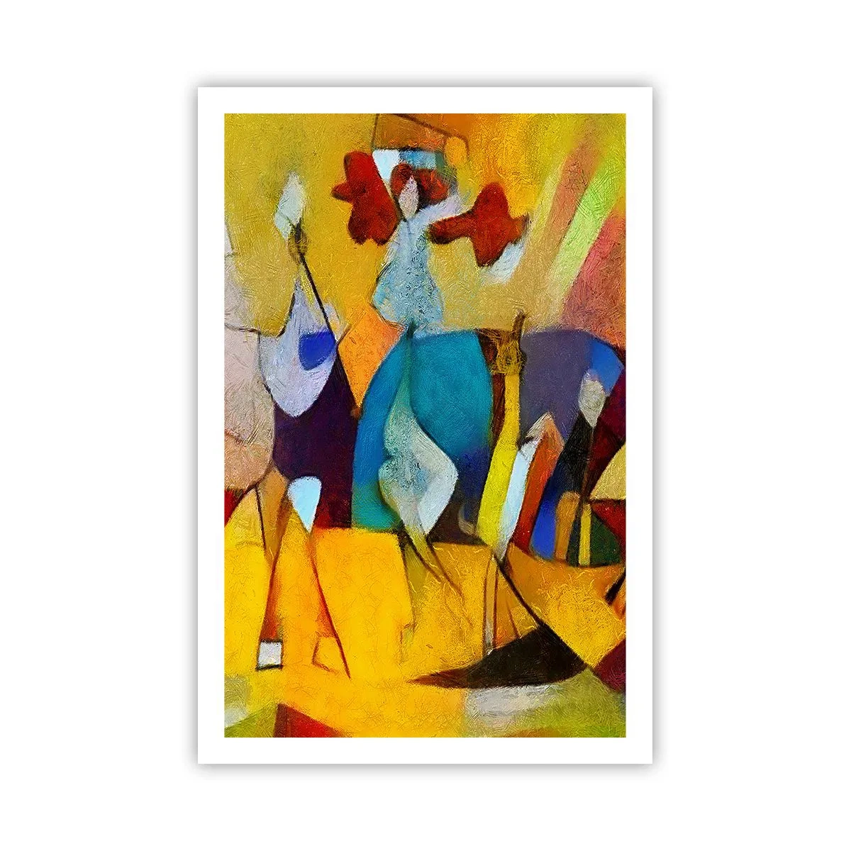 Plakat - Sol - liv - glæde - 61x91 cm
