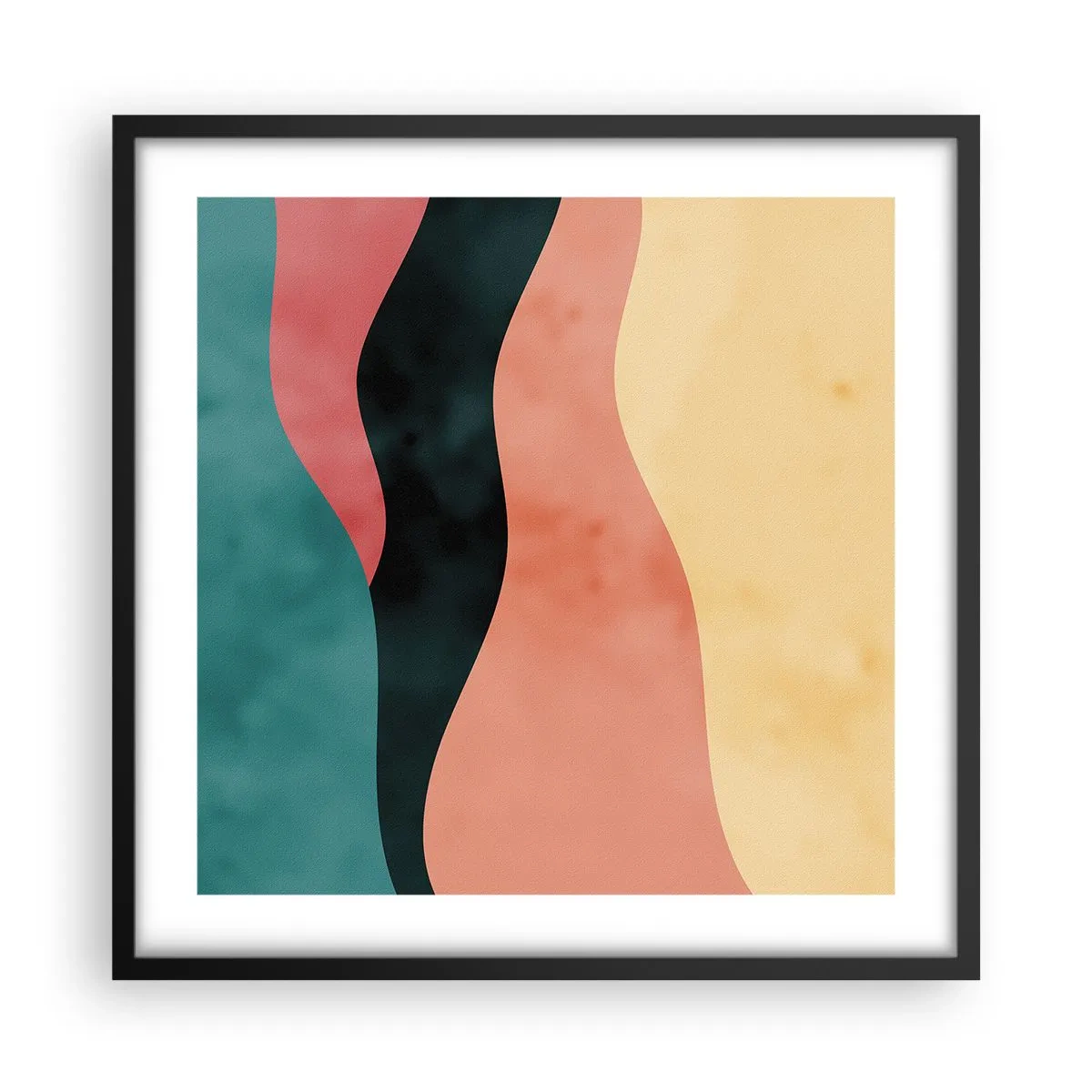 Plakat i sort ramme - Kompatibel manglende overholdelse - 50x50 cm