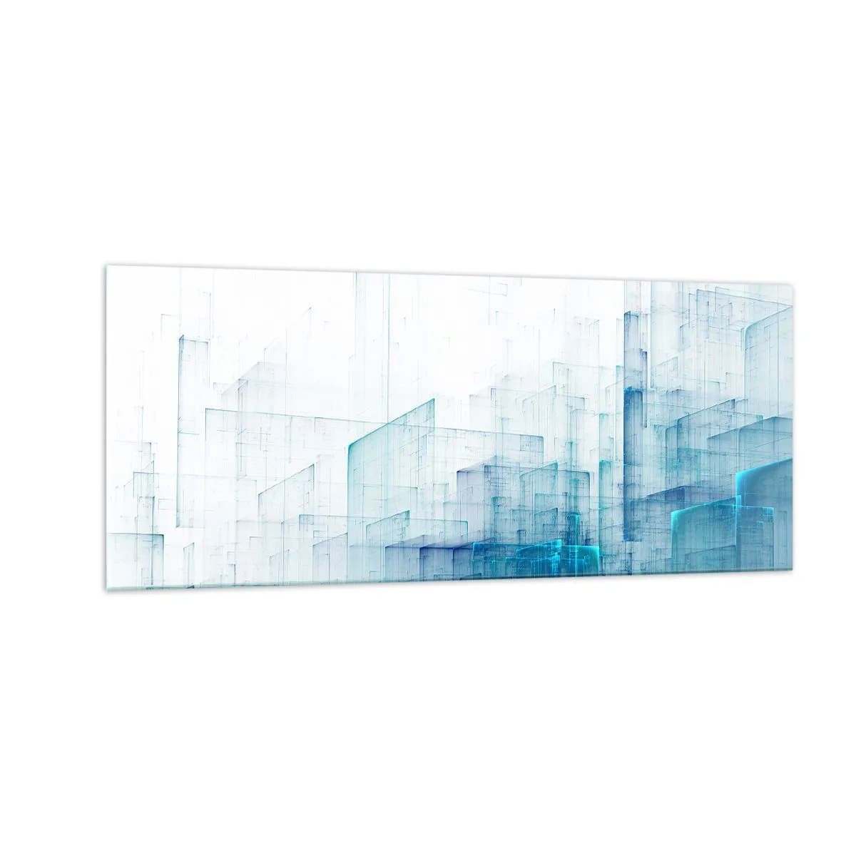 Billede på glas - Hvordan rummet blev til - 100x40 cm