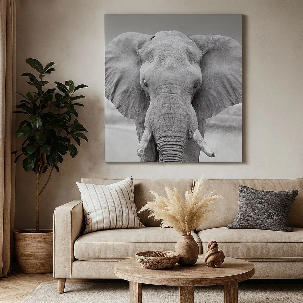 Lærredstryk - Billede på lærred - Velkommen til min verden - 30x30 cm