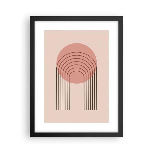 Plakat i sort ramme - Uimodståelig tiltrækningskraft - 30x40 cm