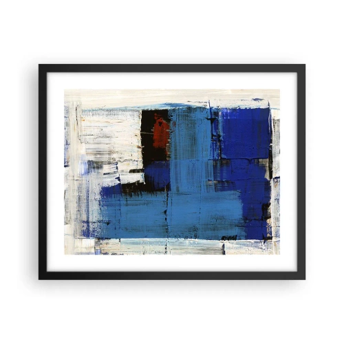 Plakat i sort ramme - Det blås hemmelighed - 50x40 cm