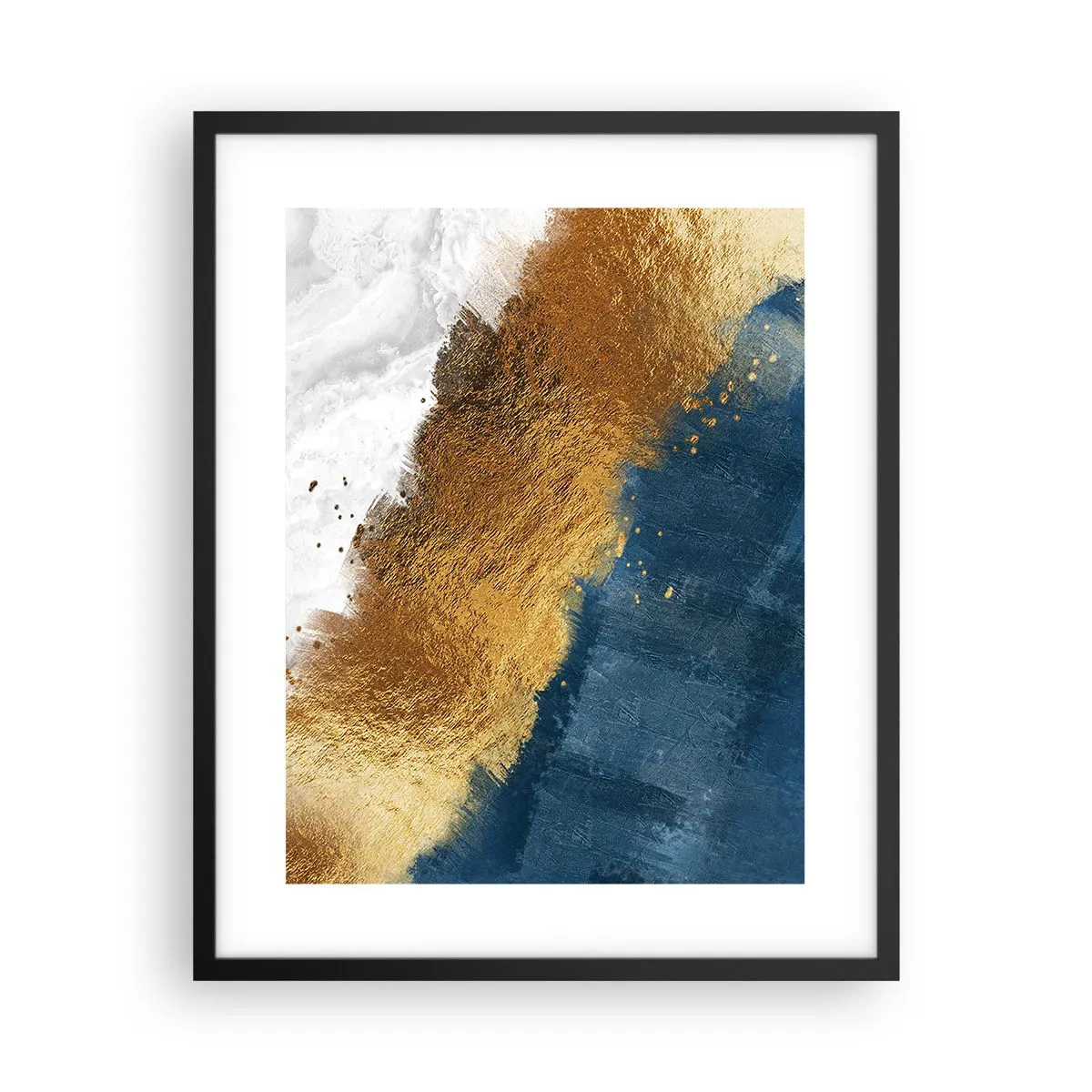 Plakat i sort ramme - Sommerens farver - 40x50 cm