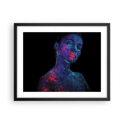 Plakat i sort ramme - I stjernestøv - 50x40 cm