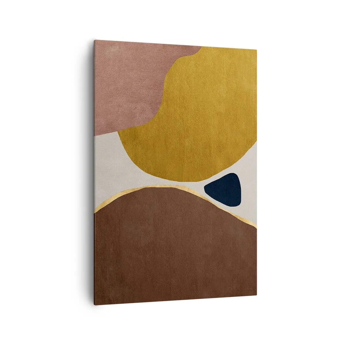 Lærredstryk - Billede på lærred - Abstraktion - et sted i rummet - 70x100 cm