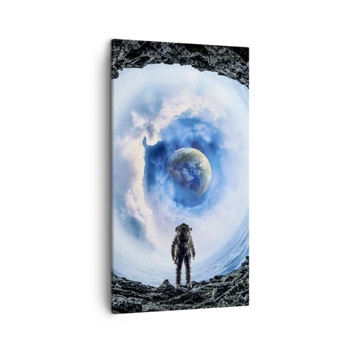 Lærredstryk - Billede på lærred - Ikke langt hjemmefra - 45x80 cm