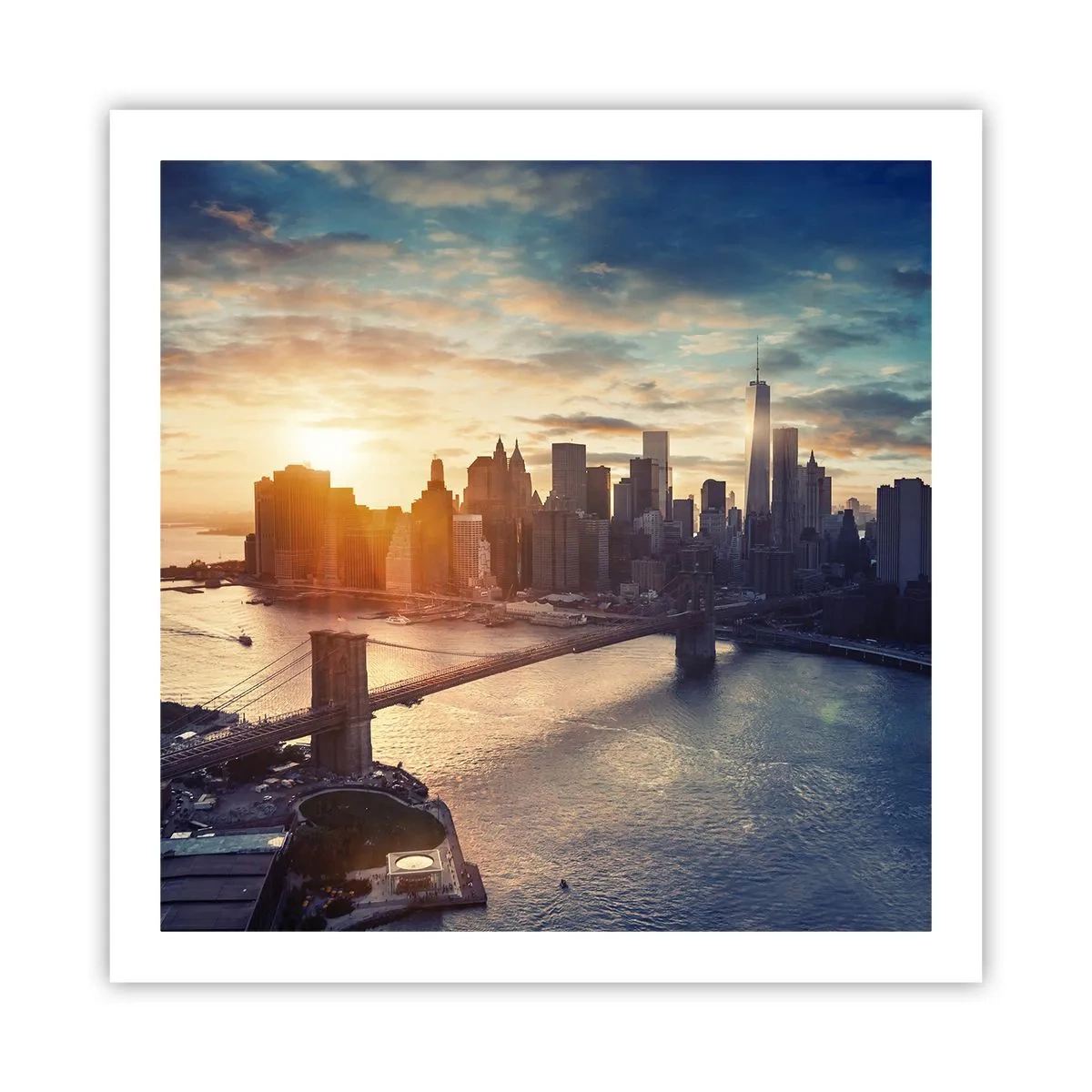 Plakat - Et monument til vestlig kultur - 60x60 cm