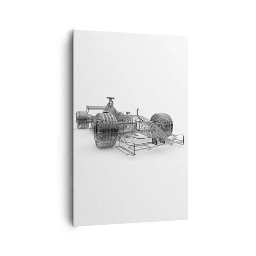 Lærredstryk - Billede på lærred - Ideelt design - idéen om dynamik - 80x120 cm