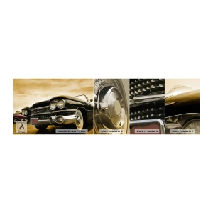 Fototapet Prøve Standard Eco - Klassikere forsvinder aldrig - Bil, Automotive, Retro - 100x30 cm