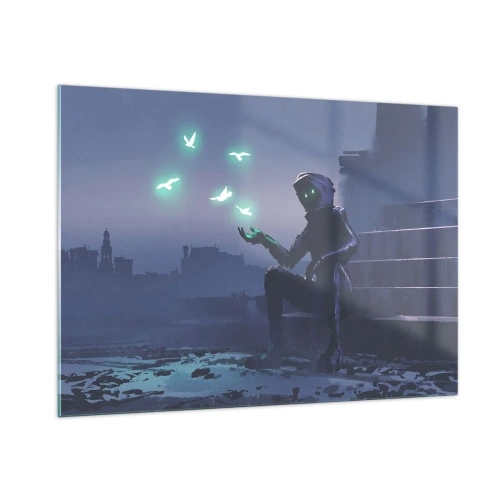 Billede på glas - Livet vil vende tilbage - 100x70 cm