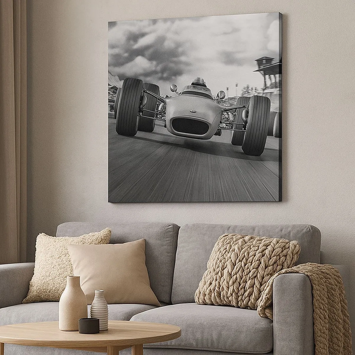 Lærredstryk - Billede på lærred - Der er kraft! - 30x30 cm