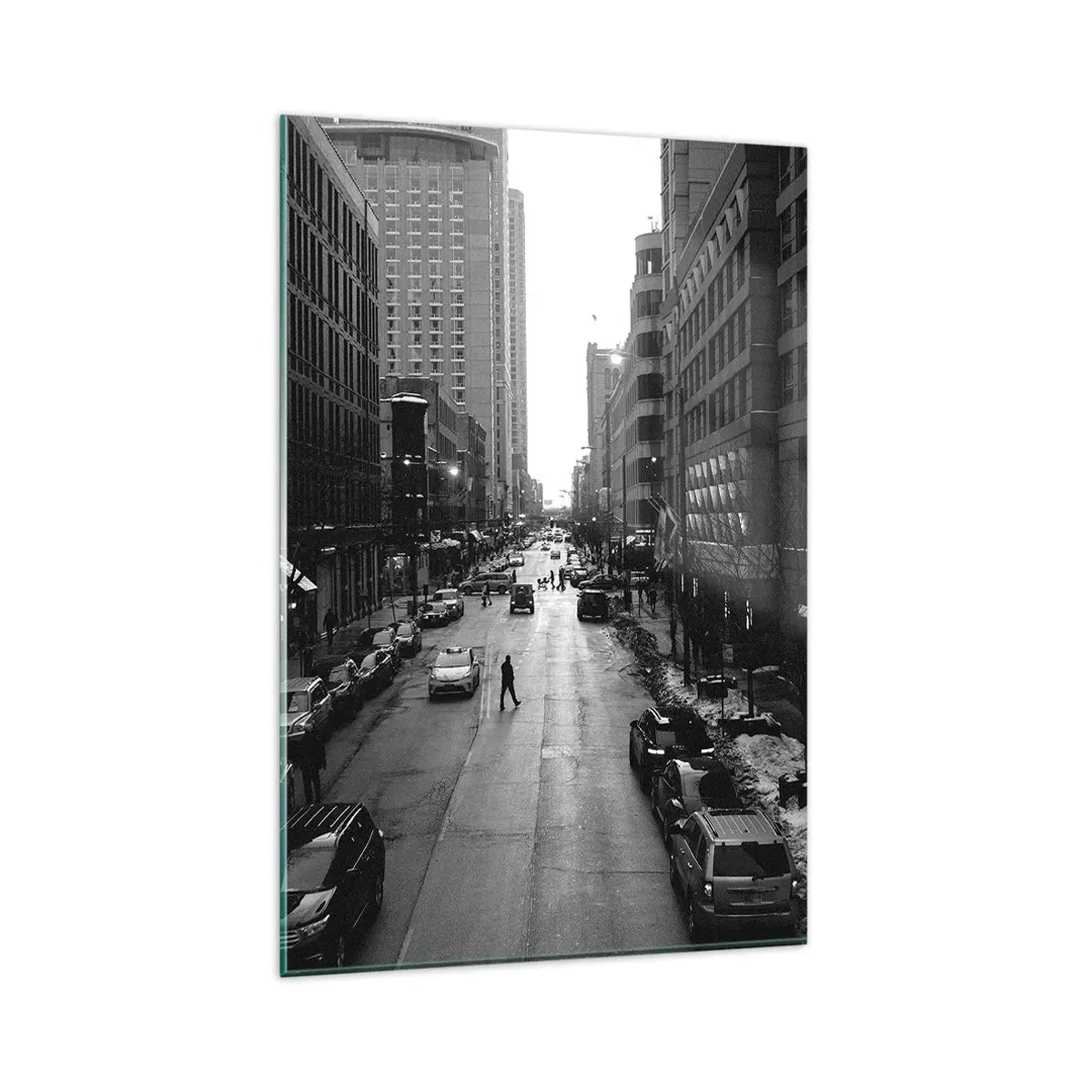 Billede på glas - Endnu en dag som hver dag - 80x120 cm