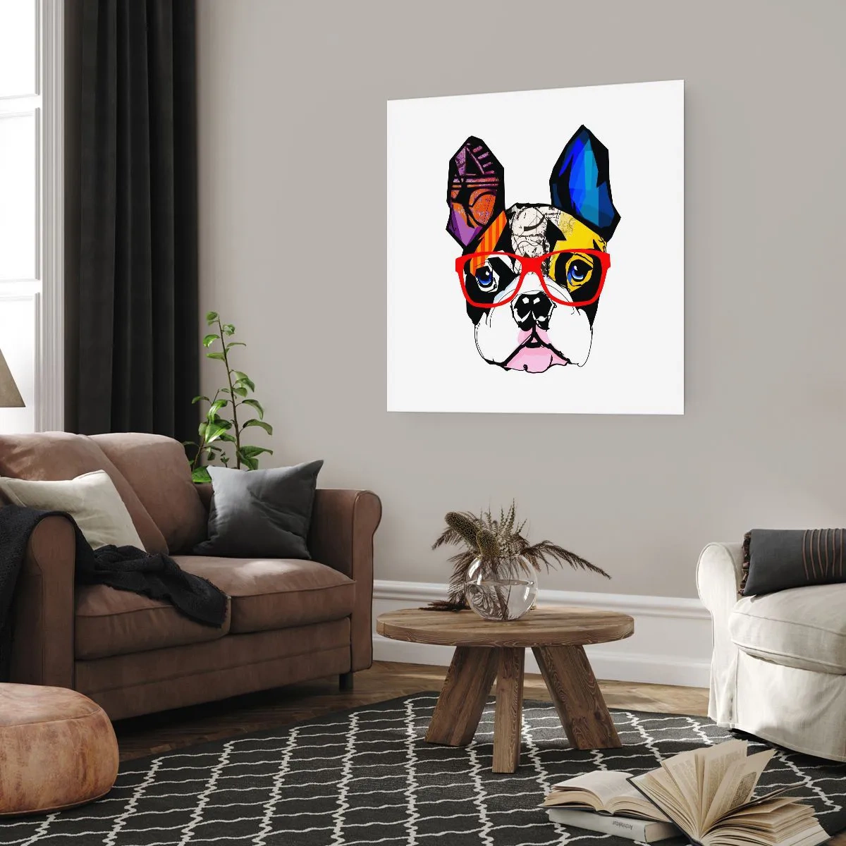Plakat - Intellektuel - 30x30 cm