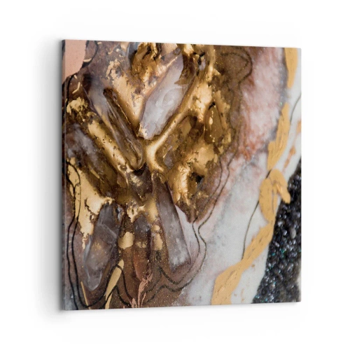 Lærredstryk - Billede på lærred - Jord element - 50x50 cm