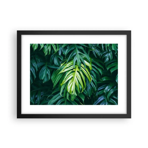Plakat i sort ramme - Fordyb dig i friskhed - 40x30 cm