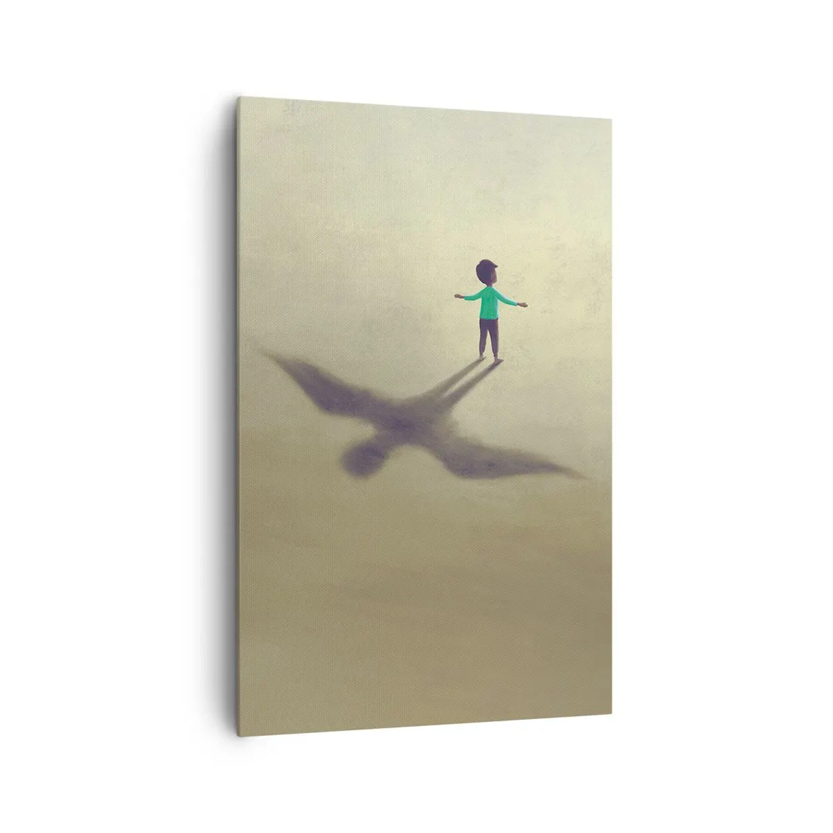 Lærredstryk - Billede på lærred - Fremtidens helt - 80x120 cm