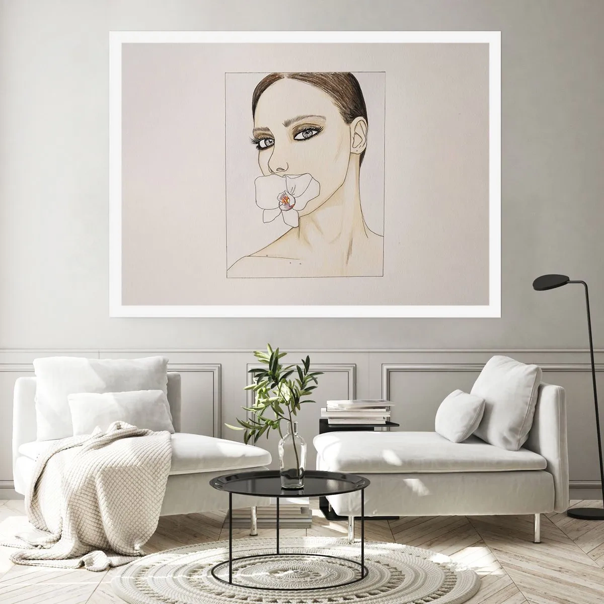 Plakat - Et symbol på elegance og skønhed - 100x70 cm