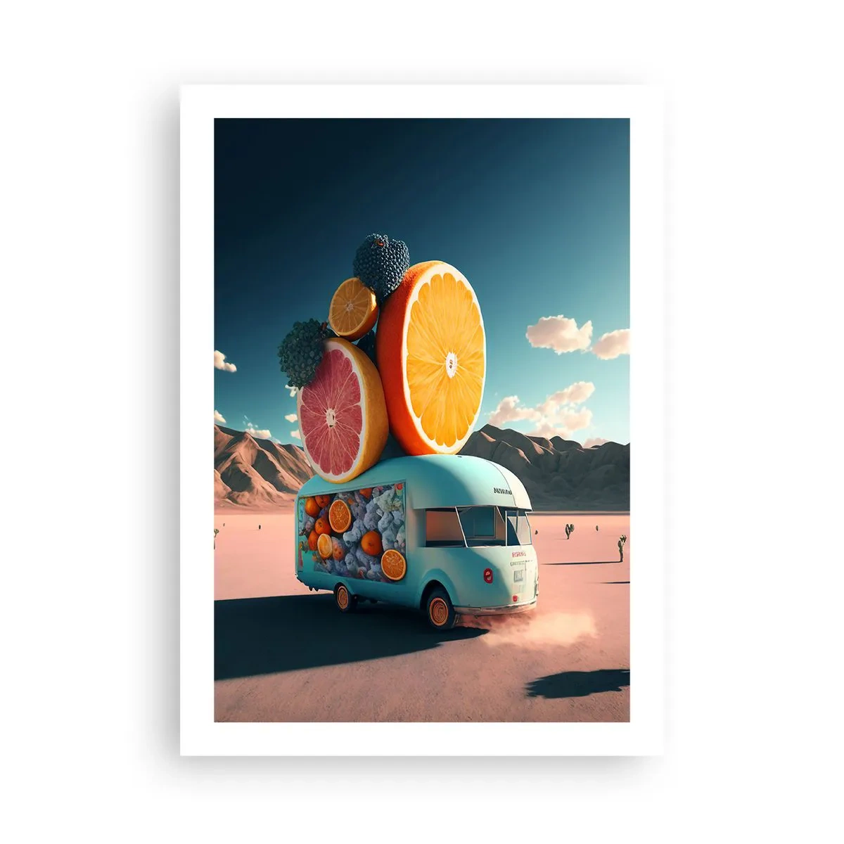 Plakat - En smag af ferie - 50x70 cm