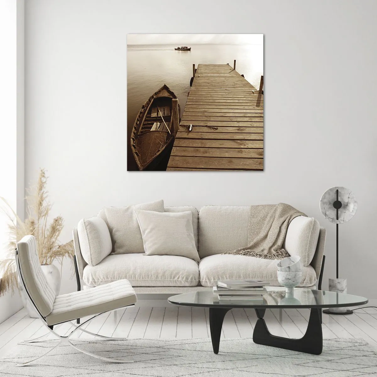 Billede på glas - Stor fred - 30x30 cm